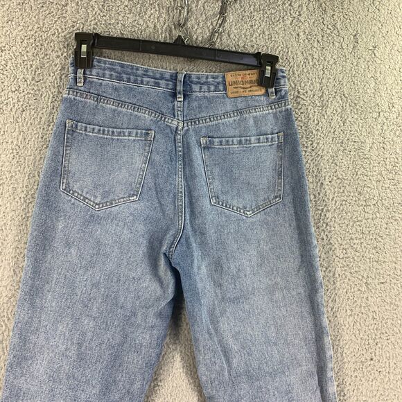 Y2K Baggy Jeans Union Bay Womens High Waist Straight Jrs 5 Vtg 90s Cotton - Picture 7 of 15